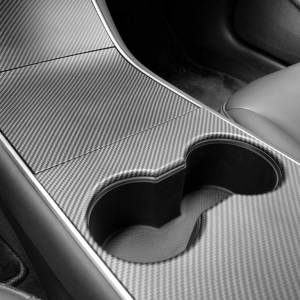 Model 3/Y Center Console Cap Covers ABS Carbon Fiber Pattern
